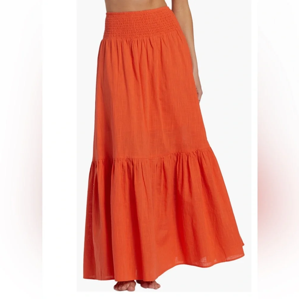 NWT Billabong in the palms tiered maxi skirt - Picture 3 of 4